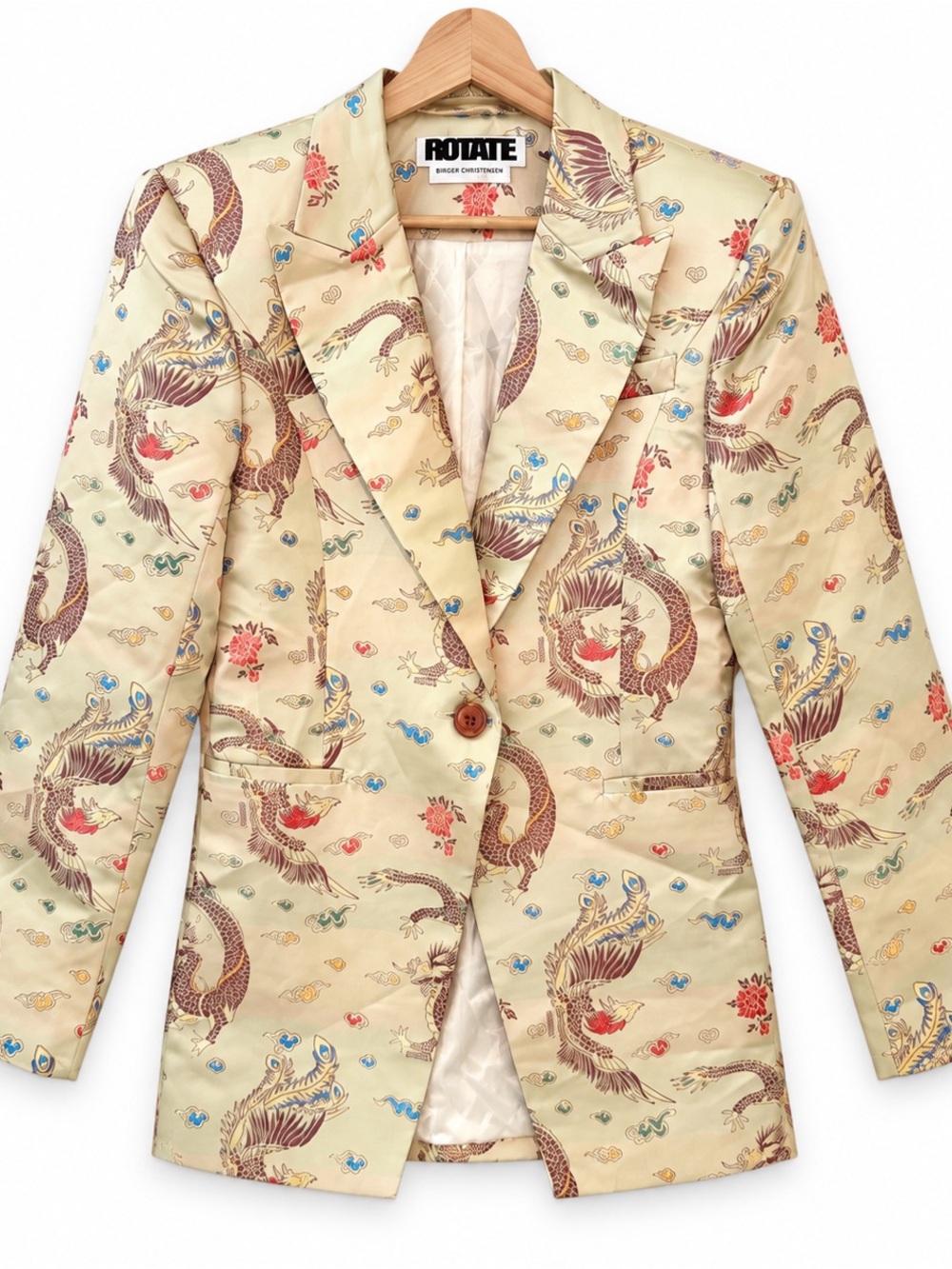ROTATE Birger Christensen Jacquard Blazer S Cocktail Attire Holiday Party